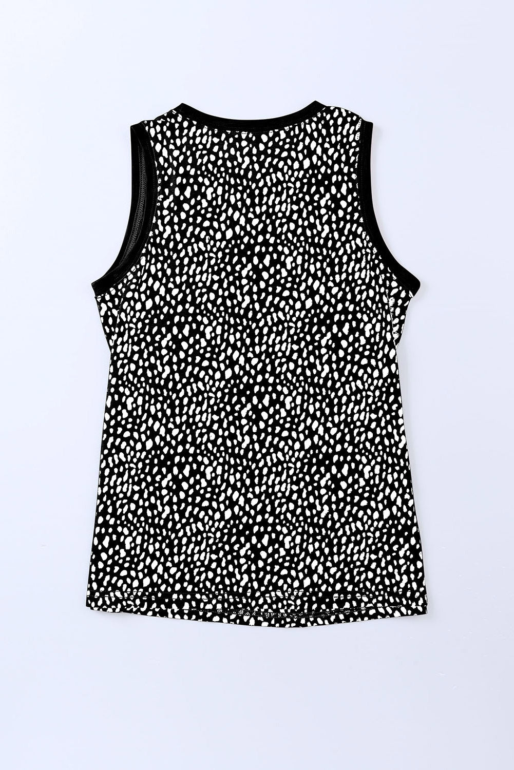 Khaki Frilled Neck 3/4 Sleeves Cheetah Blouse