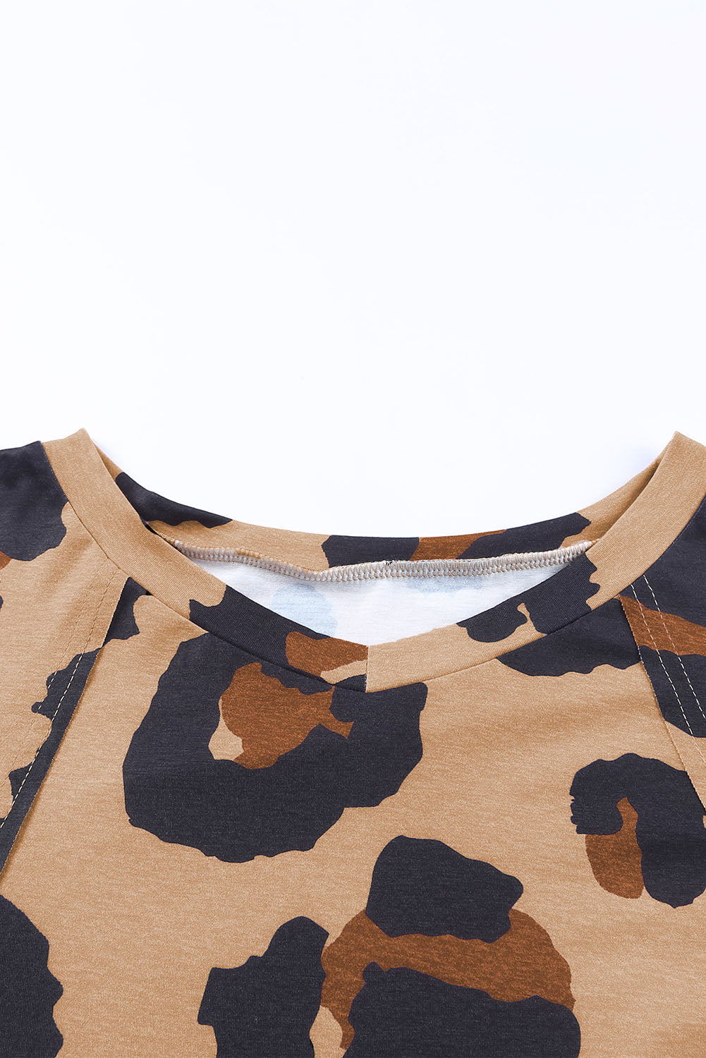 Leopard Print Long Sleeve Top