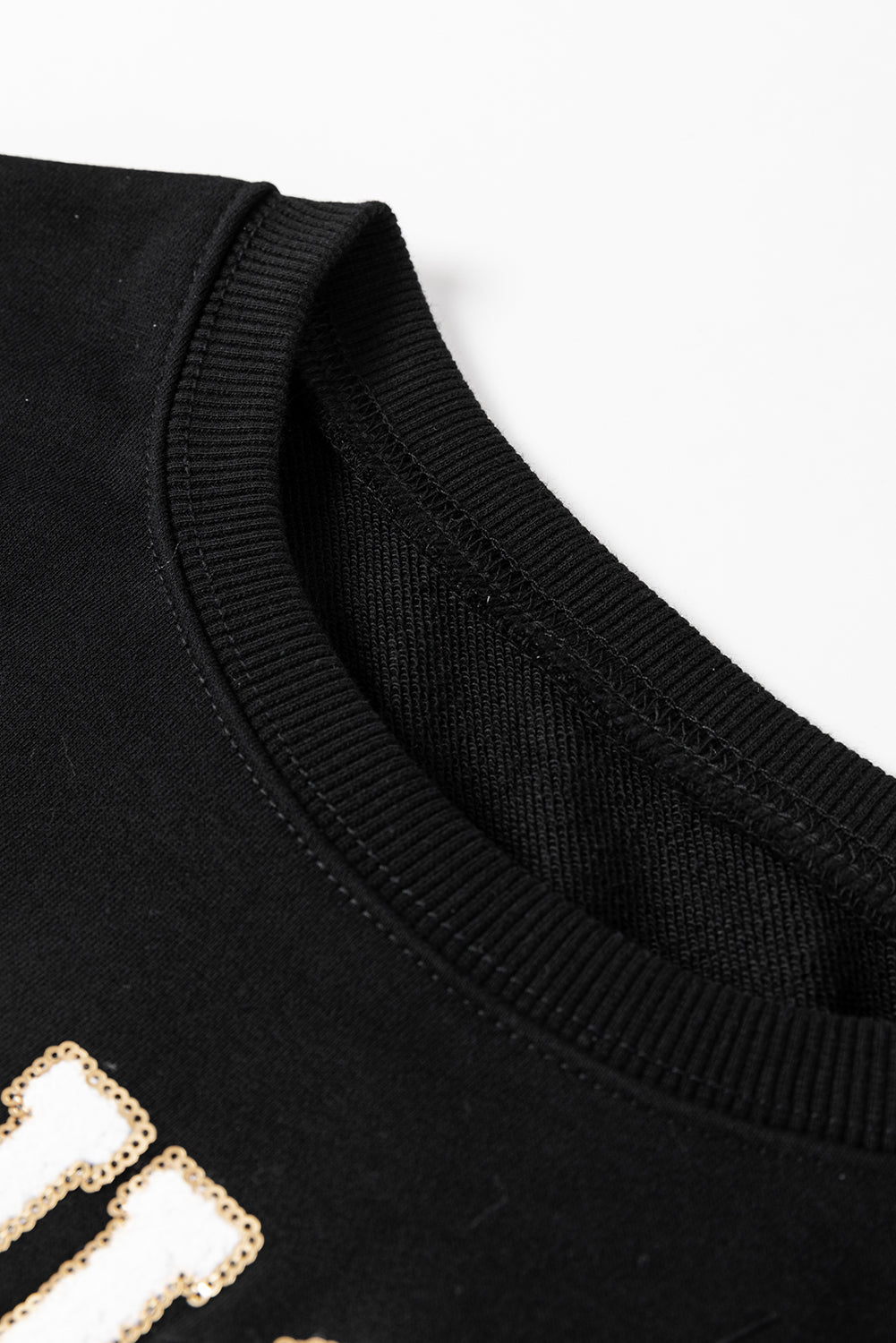 White TOUCH DOWN Football Graphic Pullover Sweatshirt