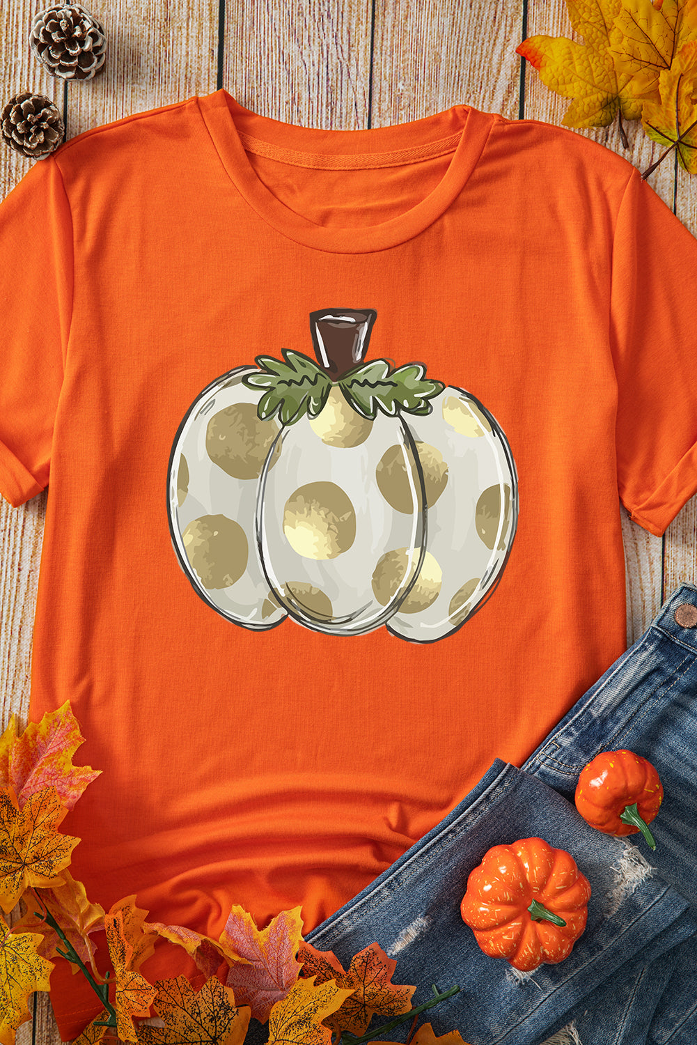 Orange Pumpkin Top