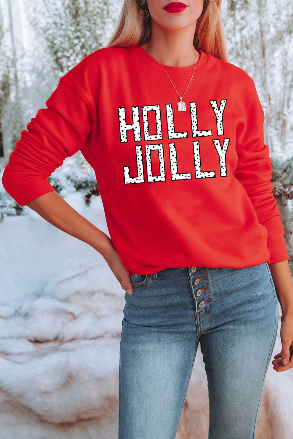 Holly Jolly Dotty Sweatshirt