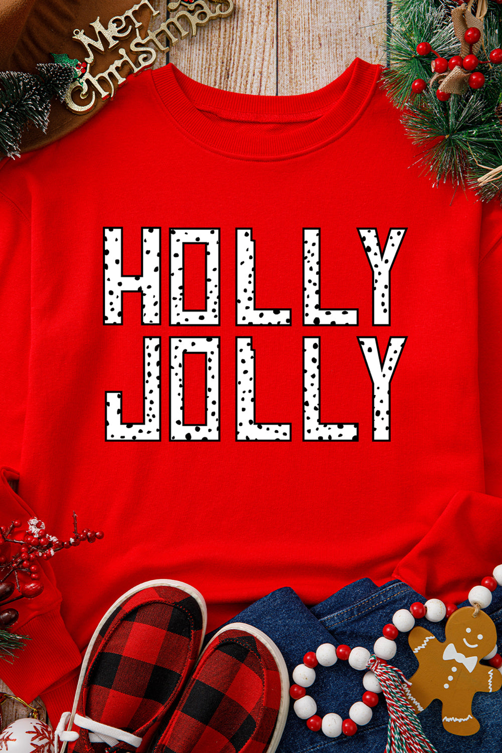 Holly Jolly Dotty Sweatshirt