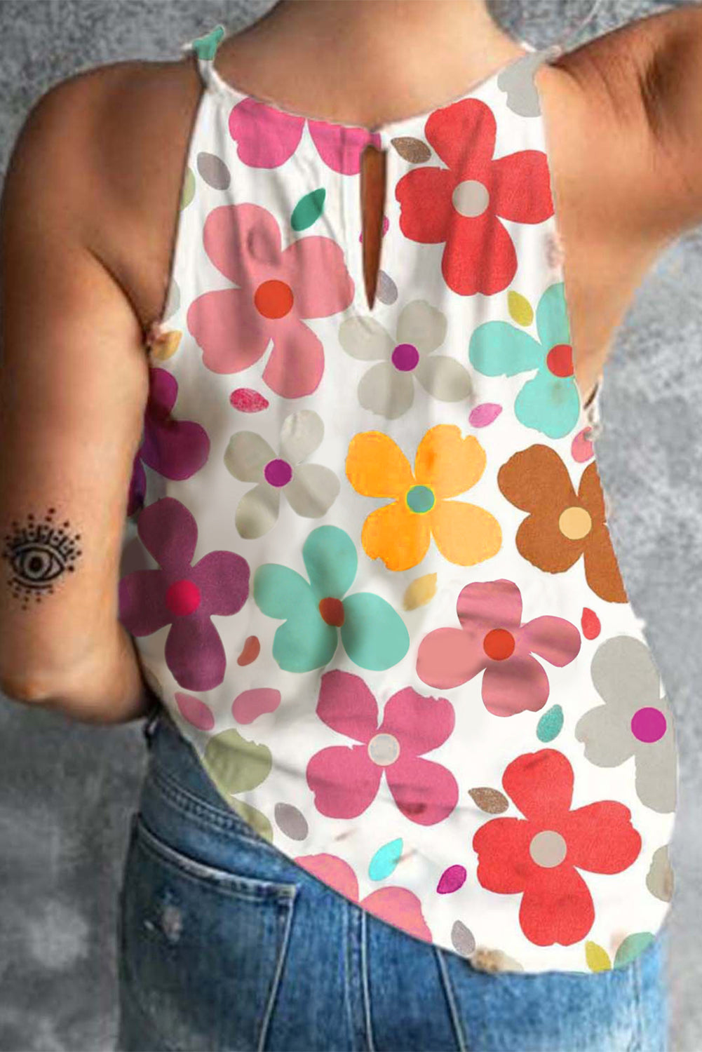 Floral Print Tank