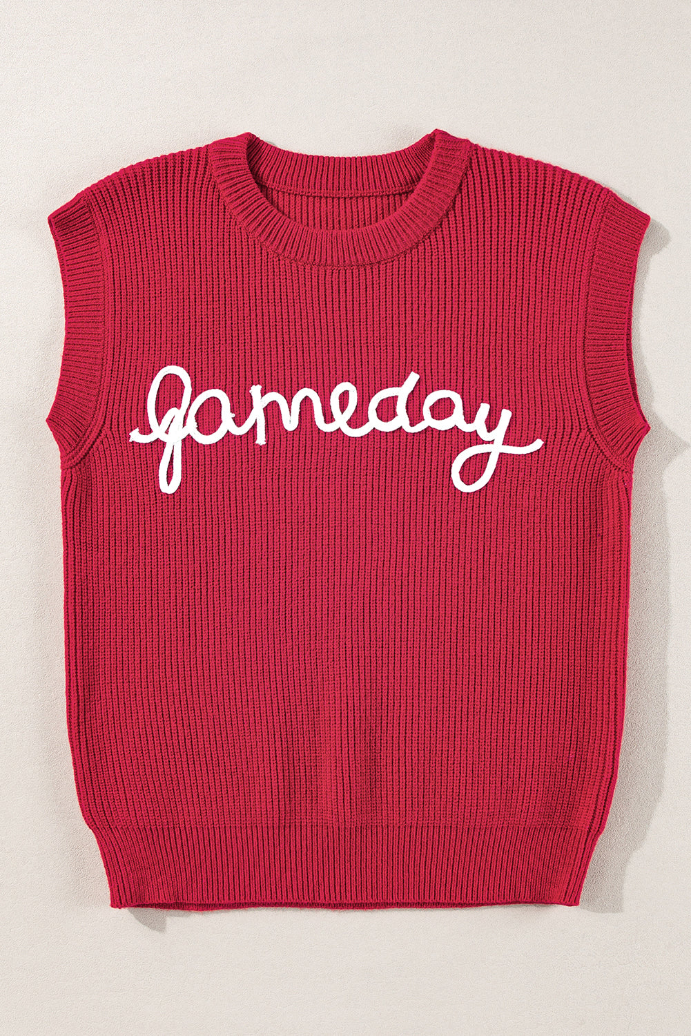 Red Game Day Football Sweater