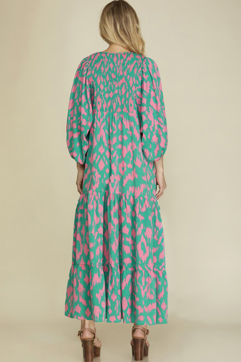 Abstract Long Dress